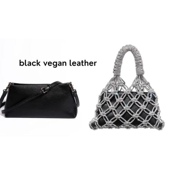 ROCKNOT The Transformer Crystal Cording Bag with Insert Black Bag / Crossbody - Picture 2 of 13